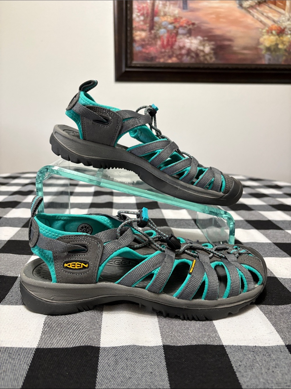 Keen Whisper Closed Toe Adventure Sandals Waterproof Hiking Shoes Women's Size 7